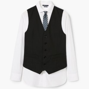 Slim-fit suit gilet