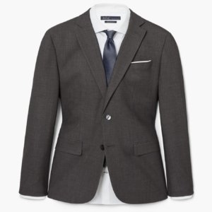 Slim-fit suit blazer