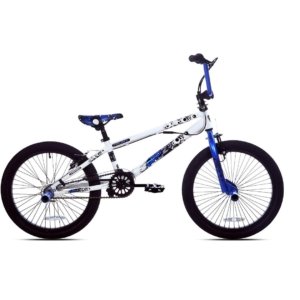 BMX/Freestyle Bike, 18-Inch, Grey/Blue